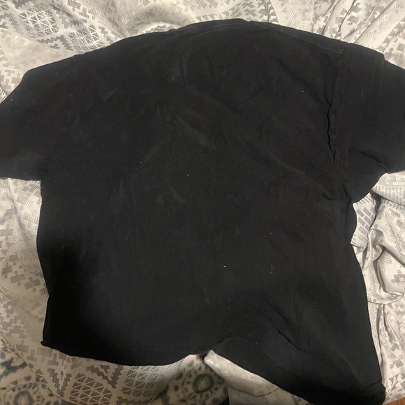 Black Justin Bieber Concert Shirt. Kids size medium. - Picture 2 of 2